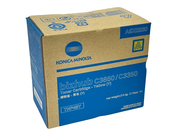 Konica Minolta A5X0230 (TNP-48Y) Yellow Toner Cartridge