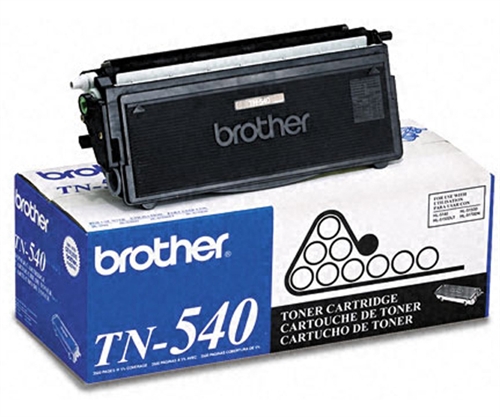 Brother TN-540 (TN540) Black Toner Cartridge - Standard Yield