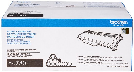 Brother TN-780 (TN780) Black Toner Cartridge - Extra High Yield
