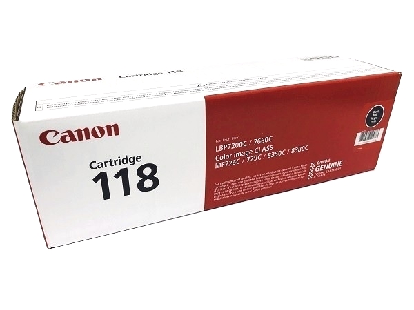 Canon 2662B001AA (Cartridge 118) Black Toner Cartridge