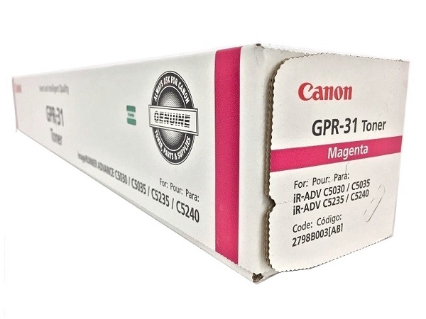 Canon 2798B003AB (GPR-31) Magenta Toner Cartridge