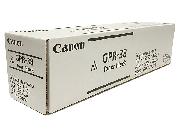 Canon 3766B003AA (GPR-38) Black Toner Cartridge
