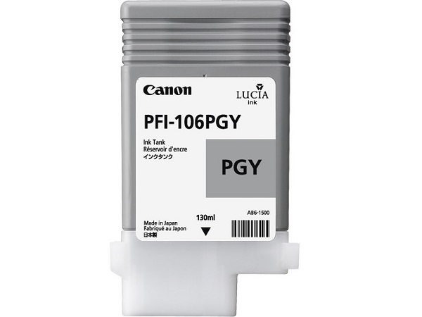 Canon 6631B001 (PFI-106PGY) Photo Gray Inkjet Cartridge (Tank)