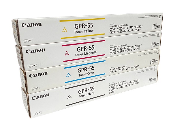 Canon GPR-55 Complete High Capacity Toner Cartridge Set