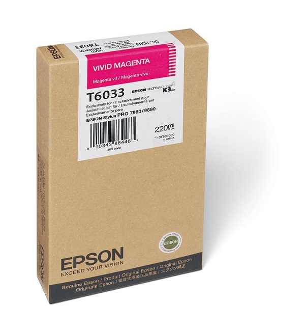 Epson T603300 Vivid Magenta Ink Cartridge