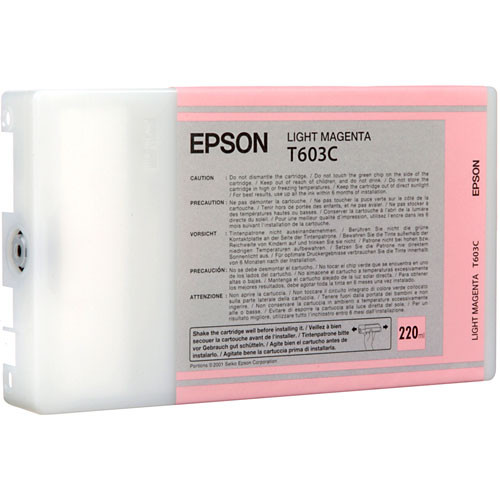 Epson T603C00 Light Magenta Ink Cartridge