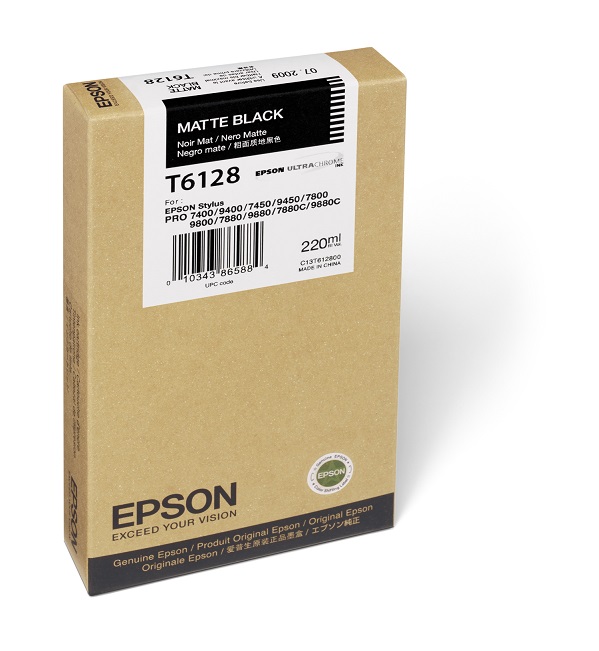 Epson T612800 Matte Black Ink Cartridge