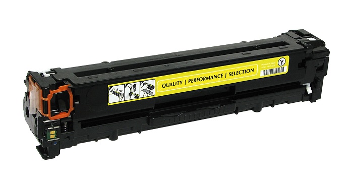 Compatible HP CB542A (125A) Yellow Toner Cartridge