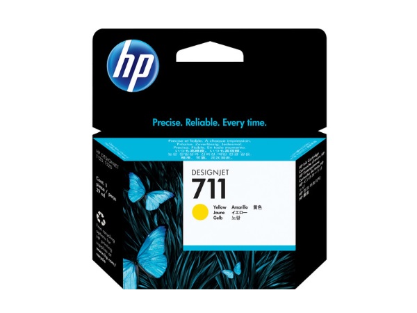 HP CZ136A (HP711) Yellow Ink Cartridge 3-pack