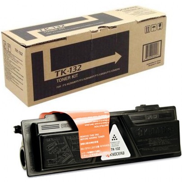 Kyocera TK-132 (TK132) Black Toner Cartridge - High Yield