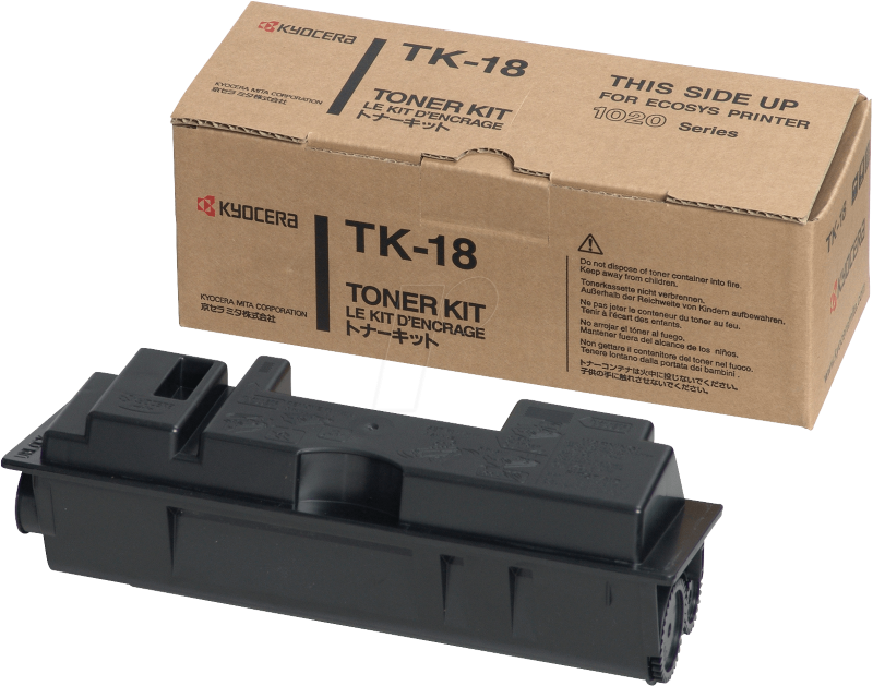 Kyocera TK-18 (TK18) Black Toner Cartridge