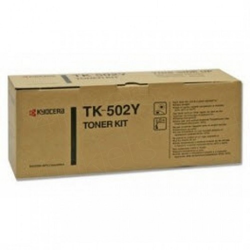 Kyocera TK-502Y (TK502Y) Yellow Toner Cartridge