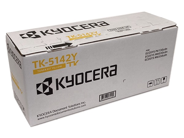 Kyocera TK-5142Y (TK5142Y) Yellow Toner Cartridge