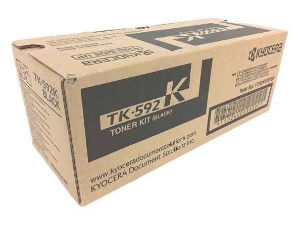 Kyocera TK-592K (TK592K) Black Toner Cartridge
