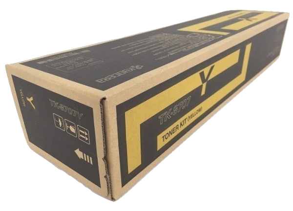 Kyocera TK-8707Y (TK8707Y) Yellow Toner Cartridge
