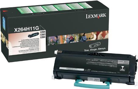 Lexmark X264H11G Black Toner Cartridge High Yield Return Program