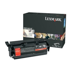 Lexmark X651A21A Black Toner Cartridge