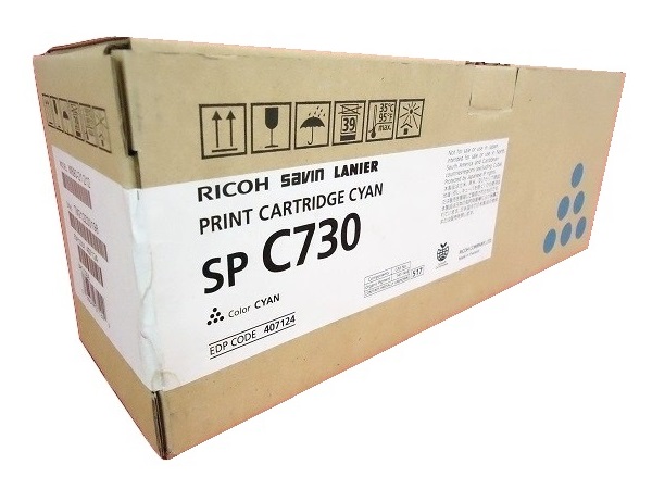 Ricoh 407124 (SPC730DN) Cyan Toner Cartridge