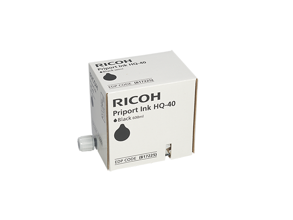 Ricoh 817225 (893188) Black Ink, Box of 5