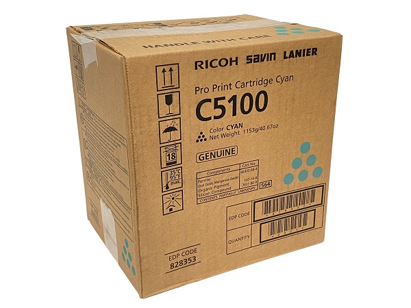 Ricoh 828353 (828224) Cyan Toner Cartridge