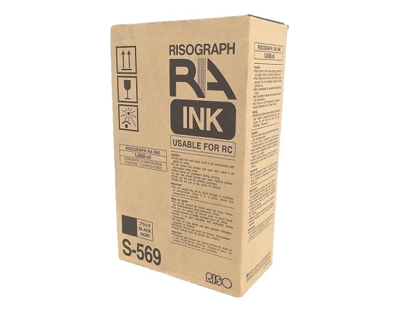 Risograph S-569 Black Digital Duplicator Ink