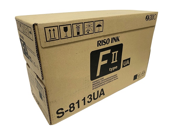 Risograph S-8113U (S-4254U / S-6930) (5) Box Value Pack Black Digital Duplicator Ink