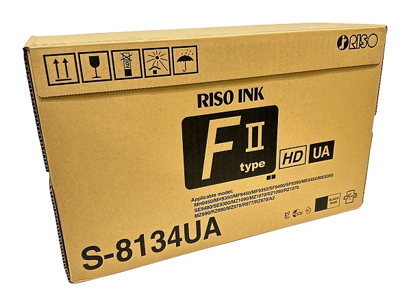 Risograph S-8134U (S-6870U) HD Black Ink (5) Box Value Pack