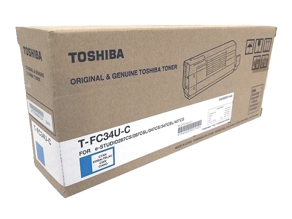 Toshiba T-FC34U-C (TFC34UC) Cyan Toner Cartridge