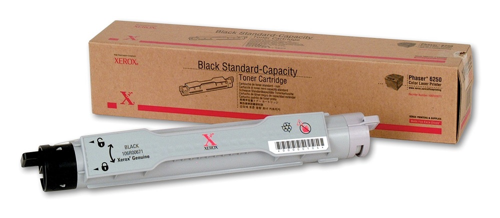 Xerox 106R00671 (Phaser 6250) Black Toner Cartridge - Standard Capacity