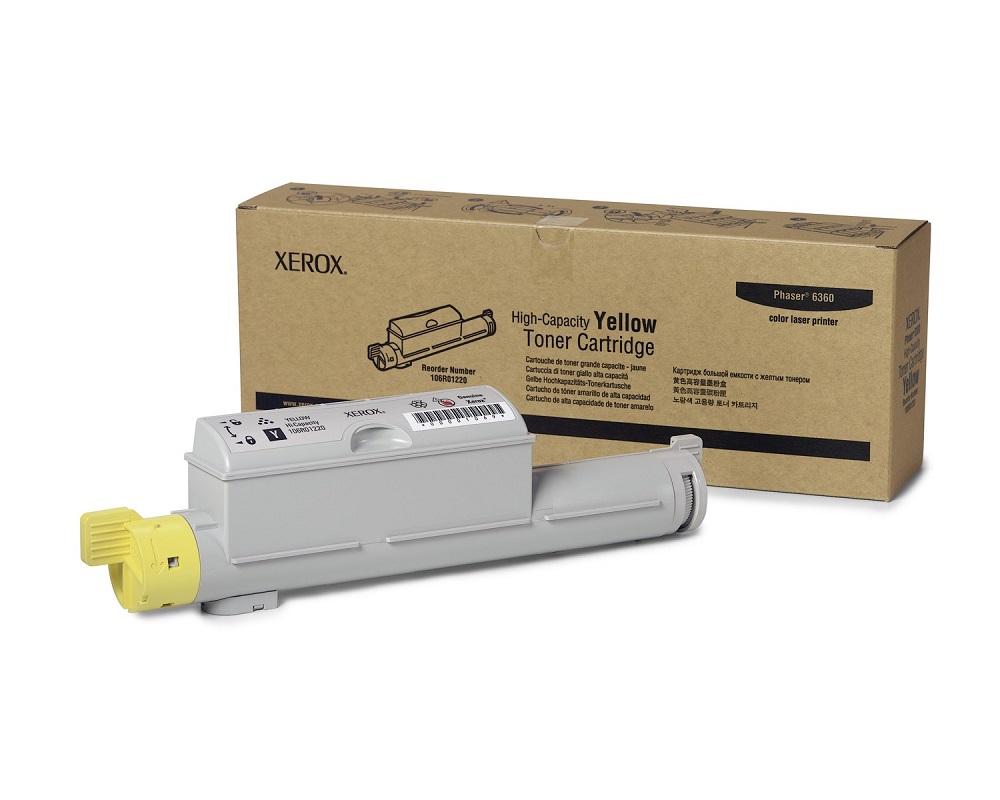 Xerox 106R01220 High Yield Yellow Toner Cartridge