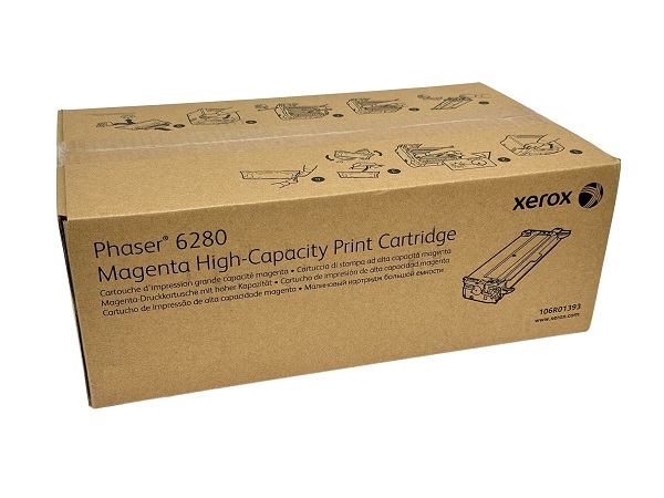 Xerox 106R01393 (Phaser 6280) Magenta Toner Cartridge - High Yield