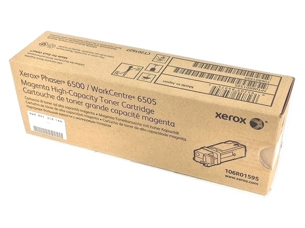 Xerox 106R01595 (Phaser 6500) Magenta High Capacity Toner Cartridge