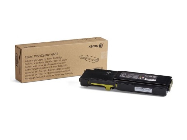 Xerox 106R02746 (WC6655) Yellow High Capacity Toner Cartridge