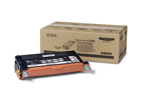 Xerox 113R00719 Phaser 6180 Cyan Toner Cartridge 2K Yield