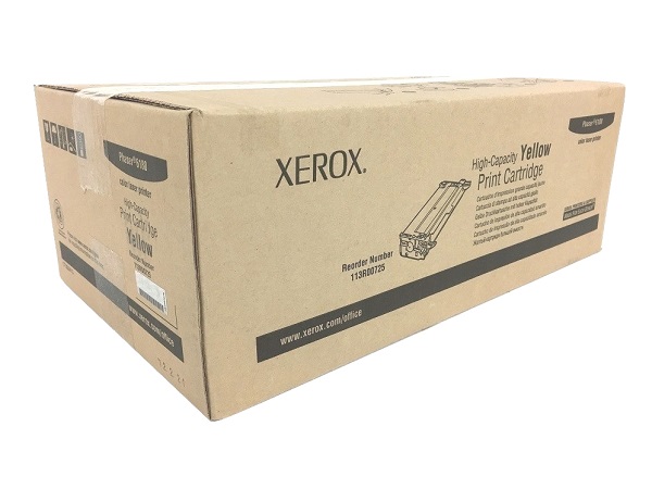 Xerox 113R00725 Phaser 6180 Yellow Toner Cartridge 6K Yield