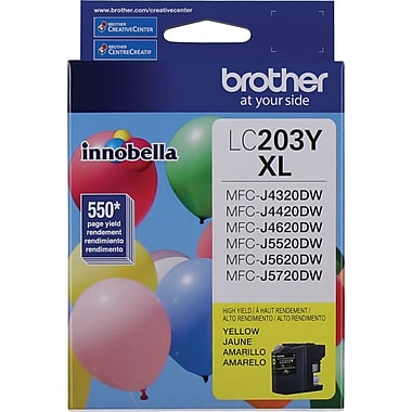 Brother LC-203YS (LC203YS) Hi Yield Yellow Ink Cartridge