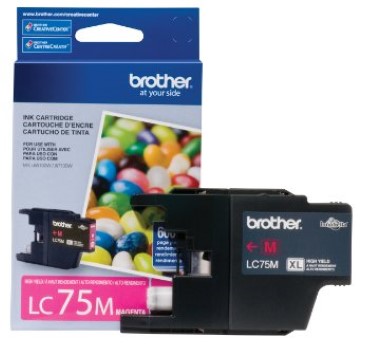 Brother LC75M (LC-75M) High Yield Magenta Ink Cartridge