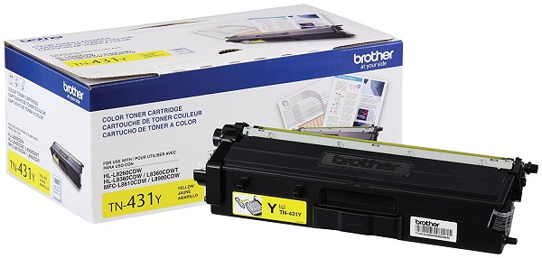 Brother TN-431Y (TN431Y) Yellow Toner Cartridge