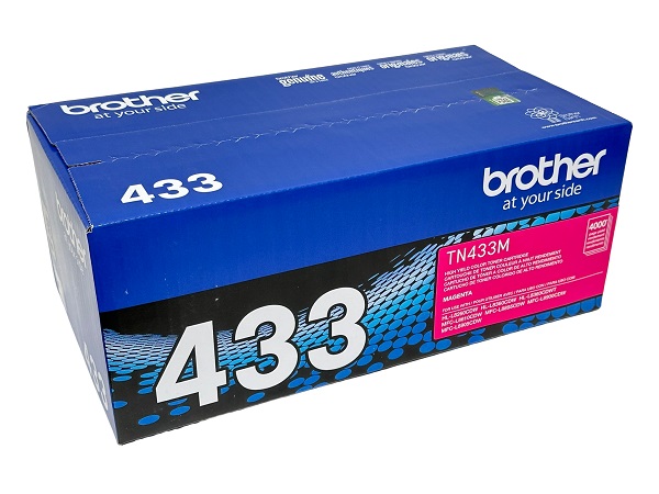 Brother TN-433M (TN433M) Magenta High Yield Toner Cartridge