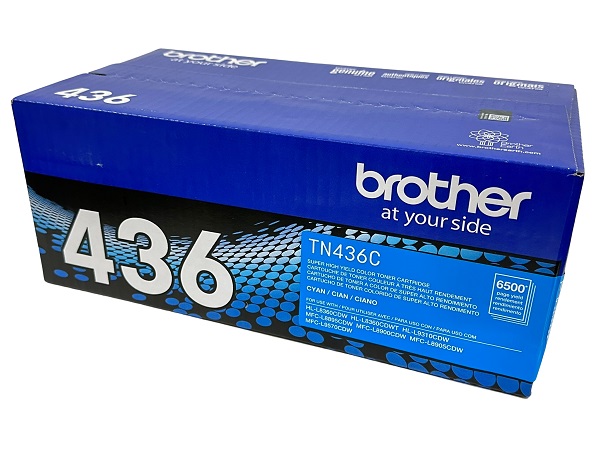 Brother TN-436C (TN436C) Cyan Super High Yield Toner Cartridge