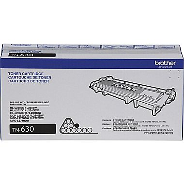 Brother TN-630 (TN630) Black Toner Cartridge - Standard Yield