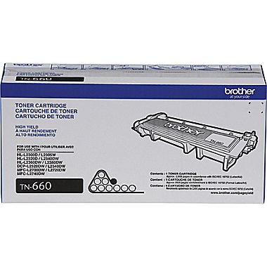 Brother TN-660 (TN660) Black Toner Cartridge