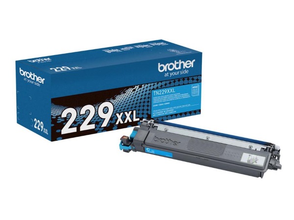 Brother TN229XXLC Super High Yield Cyan Toner Cartridge