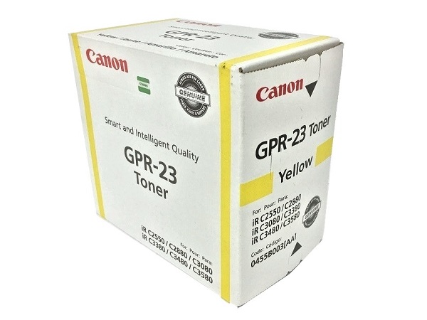 Canon 0455B003AA (GPR-23) Yellow Toner Cartridge