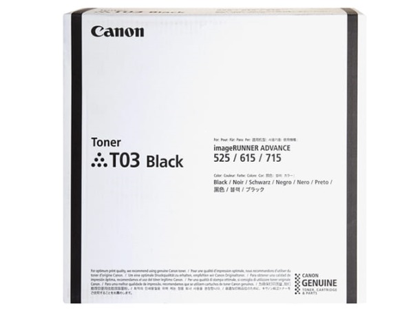 Canon 2725C001AA (T03) Black Toner Cartridge