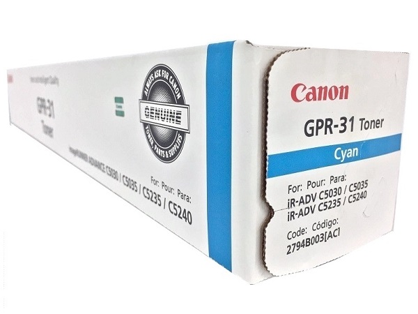 Canon 2794B003AB (GPR-31) Cyan Toner Cartridge