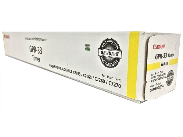 Canon 2804B003AA (GPR-33) Yellow Toner Cartridge
