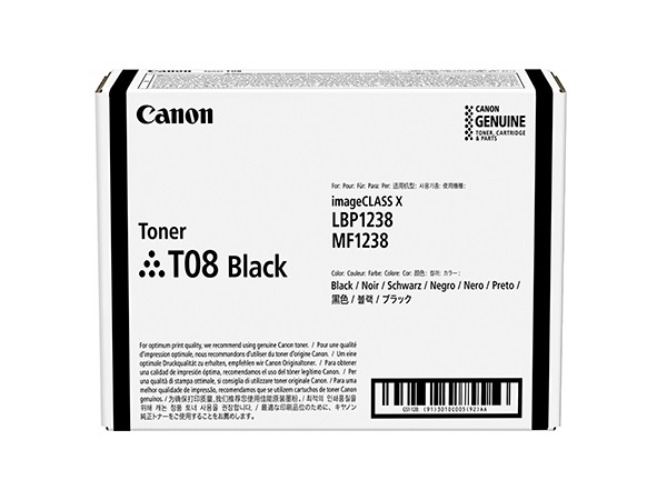 Canon 3010C005AA (T08) Black Toner Cartridge