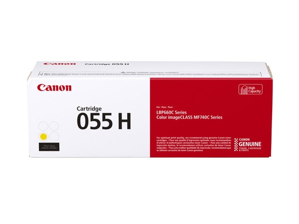 Canon 3017C001 (055H) Yellow (High Capacity) Toner Cartridge