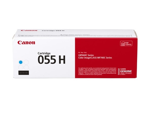 Canon 3019C001 (055H) Cyan (High Capacity) Toner Cartridge